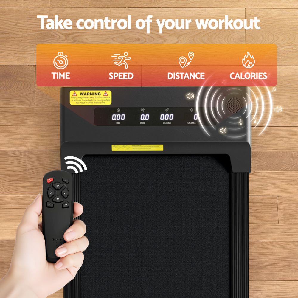 Everfit 400 Walking Pad Treadmill (Black)