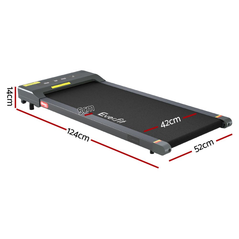 Everfit 400 WalkingPad Treadmill (Grey)