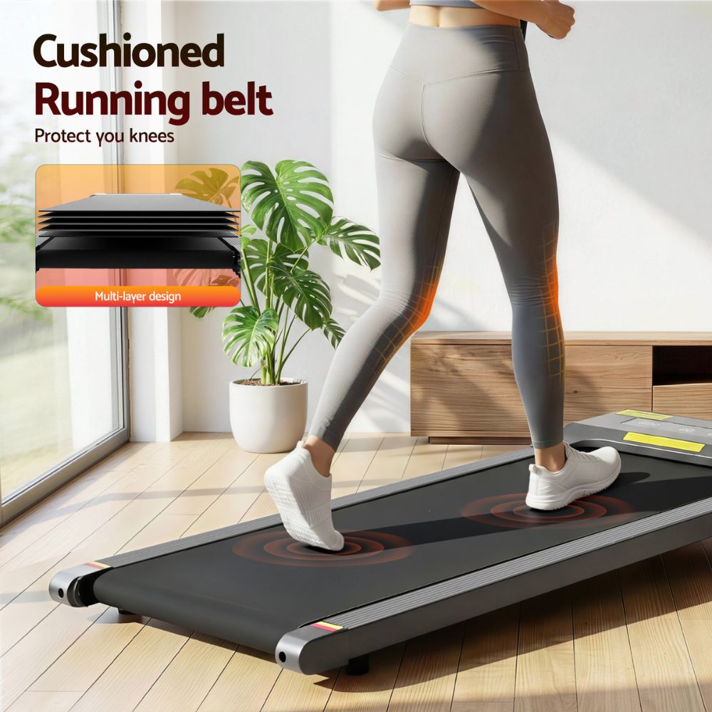 Everfit 400 WalkingPad Treadmill (Grey)