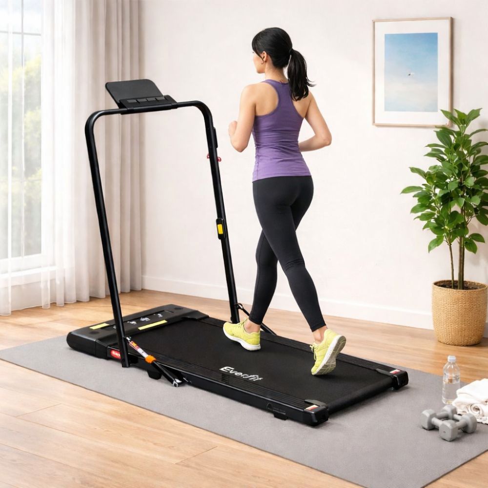 Everfit 400 Walking Pad with Tablet Holder - Black