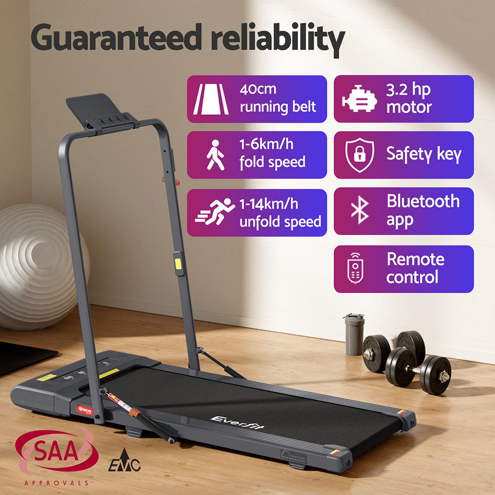 Everfit 400 Walking Pad with Tablet Holder Full Product View