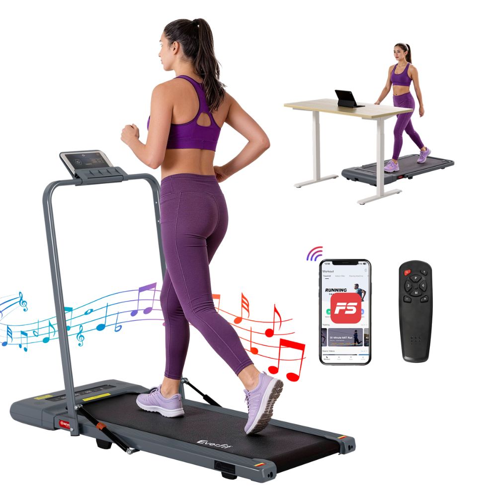 Everfit 400 Walking Pad with Tablet Holder Bluetooth Console System