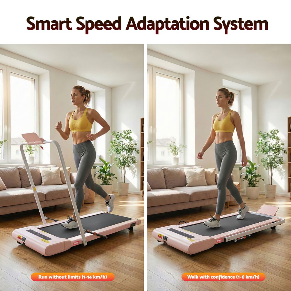 Everfit 400 Walking Pad with Tablet Holder Speed Adjustment Controls