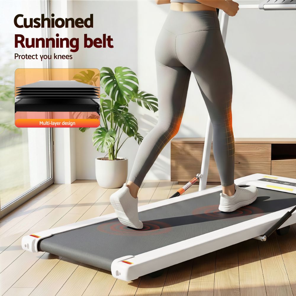 Everfit 400 Walking Pad with Tablet Holder - White