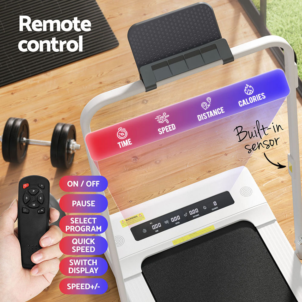 Everfit 400 Walking Pad with Tablet Holder - White