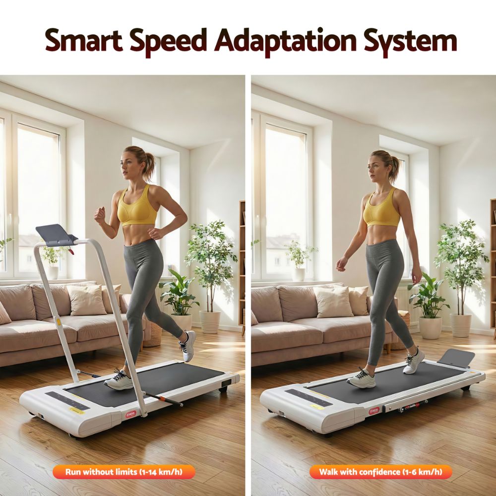 Everfit 400 Walking Pad with Tablet Holder - White