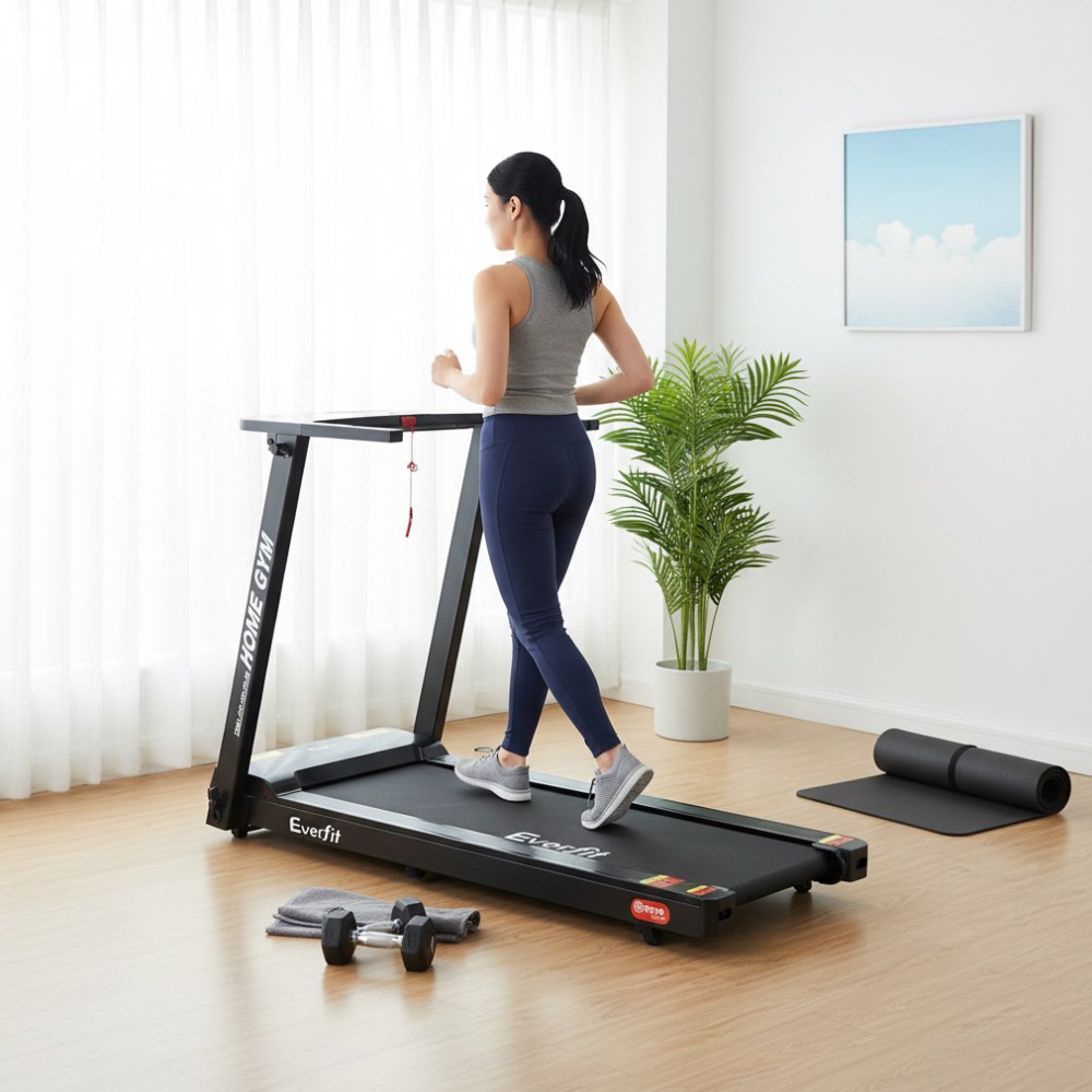 Everfit CHI420 M6 Folding Treadmill - Black