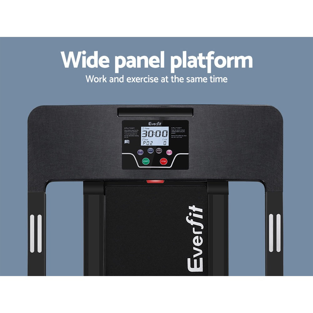 Versatile treadmill with a digital display for effective workout and productivity