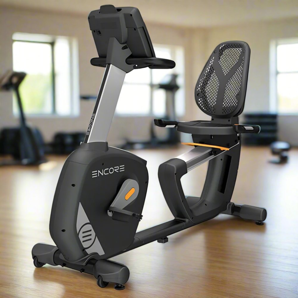 Rear Side View of Impulse Encore ECR7 Recumbent Bike