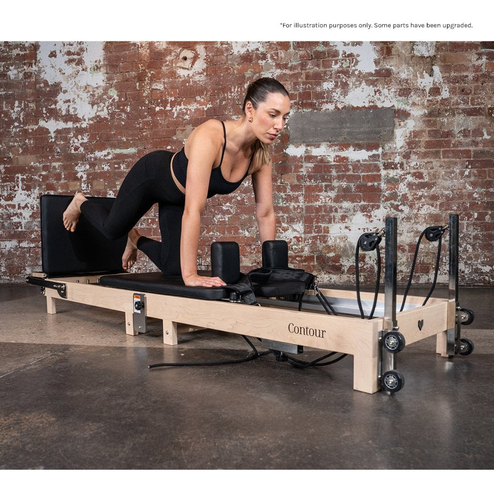 Lifespan Fitness Contour 2 Folding Wooden Pilates Reformer