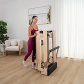 Lifespan Fitness Contour 2 Folding Wooden Pilates Reformer