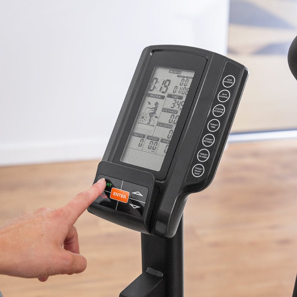 Lifespan Fitness EXC-10H Commercial Air Bike person using console