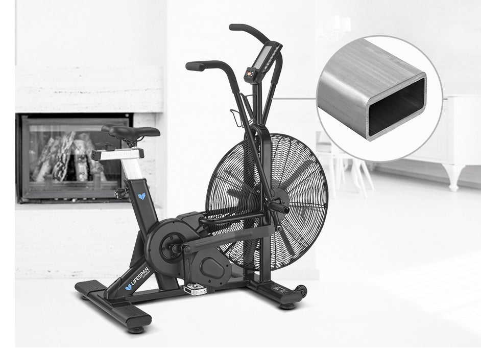 Lifespan Fitness EXC-10H Commercial Air Bike is built from commercial grade steel
