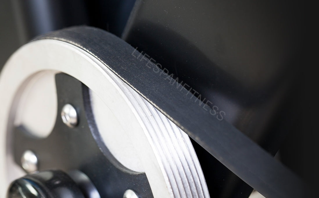 Lifespan Fitness EXER-58 Exercise Bike has a belt drivetrain for quiet durable performance