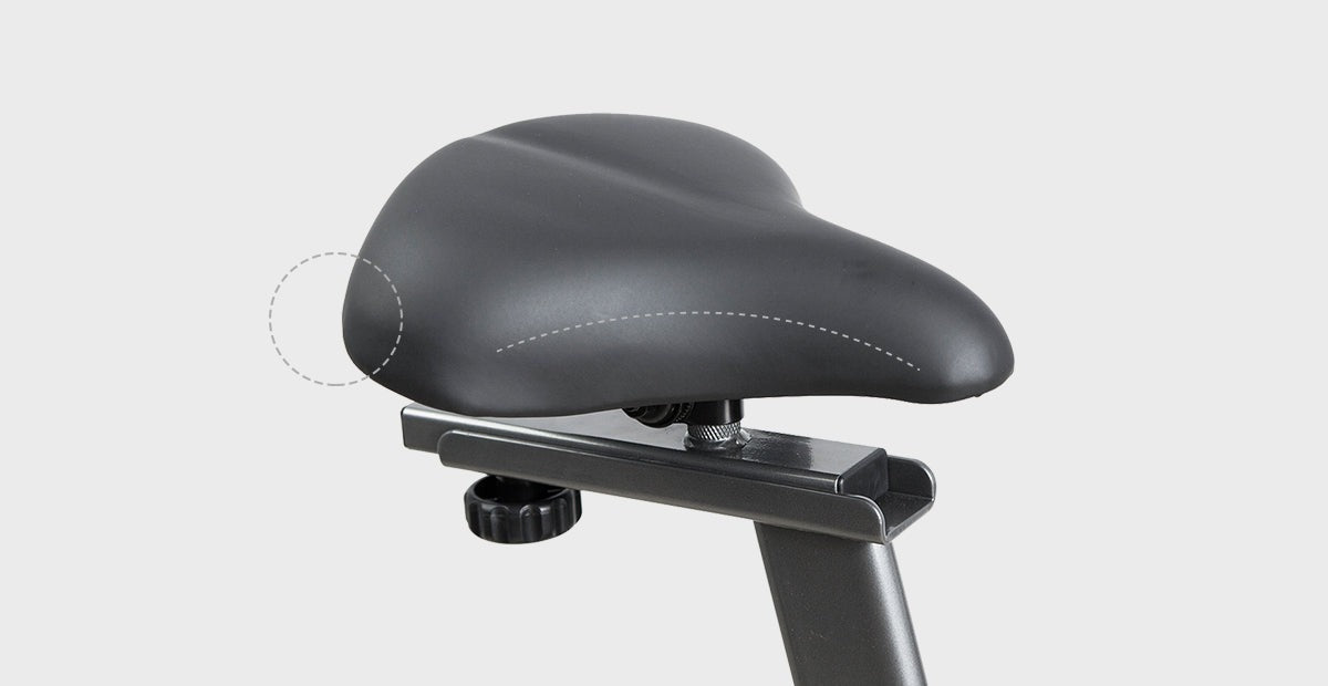 Lifespan Fitness EXER-58 Exercise Bike with adjustable seat and handlebars, dual-action design for cardio workouts, ideal for home fitness enthusiasts.