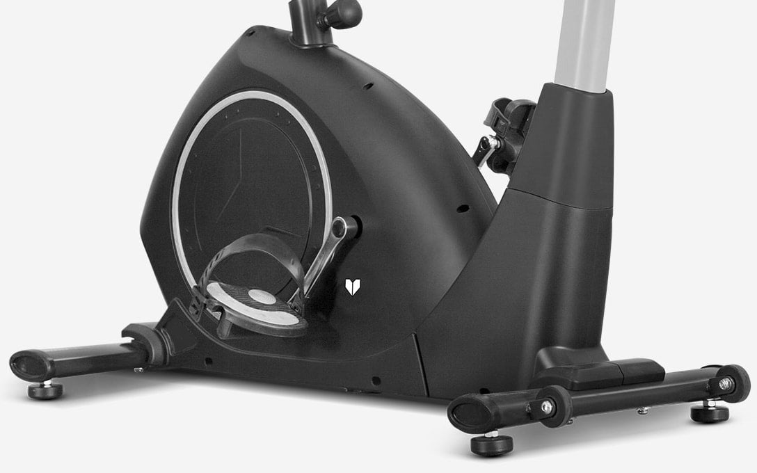 Lifespan Fitness EXER-80 Exercise Bike has a 3-piece crank for improved durability