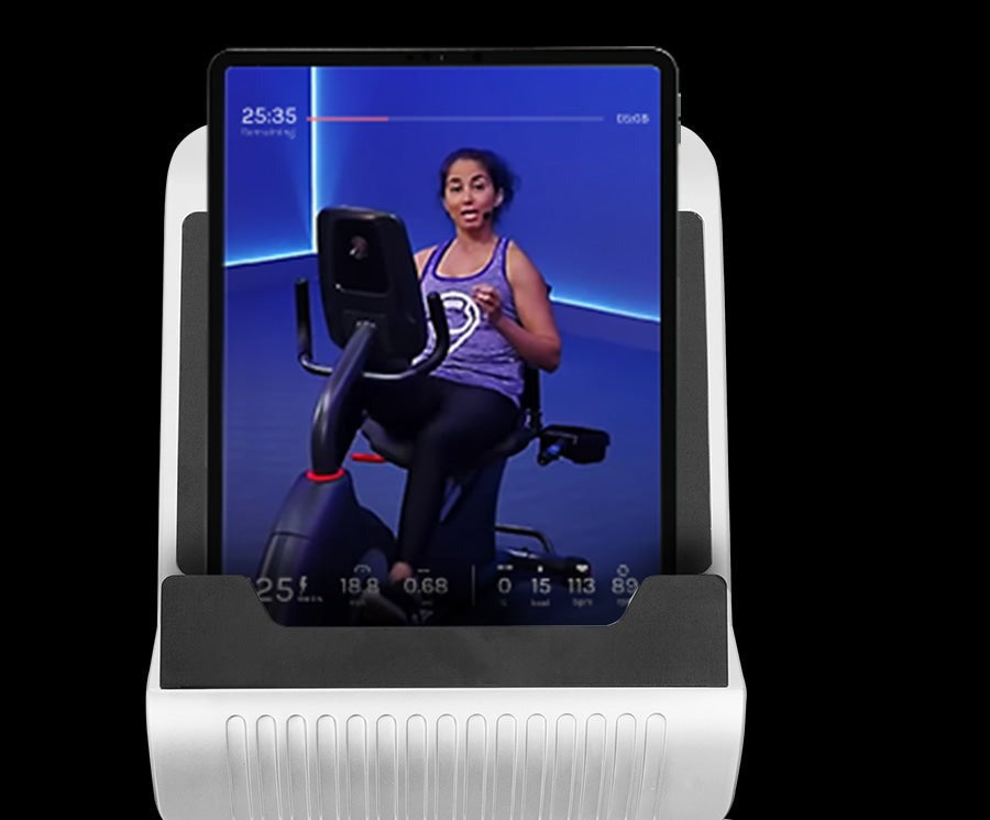 Lifespan Fitness RC-81 Recumbent Bike comes with a built in tablet holder