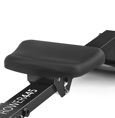 Lifespan Fitness ROWER-445 Rowing Machine in a bright room, featuring a sleek design, adjustable resistance, and ergonomic seating for effective home workouts.