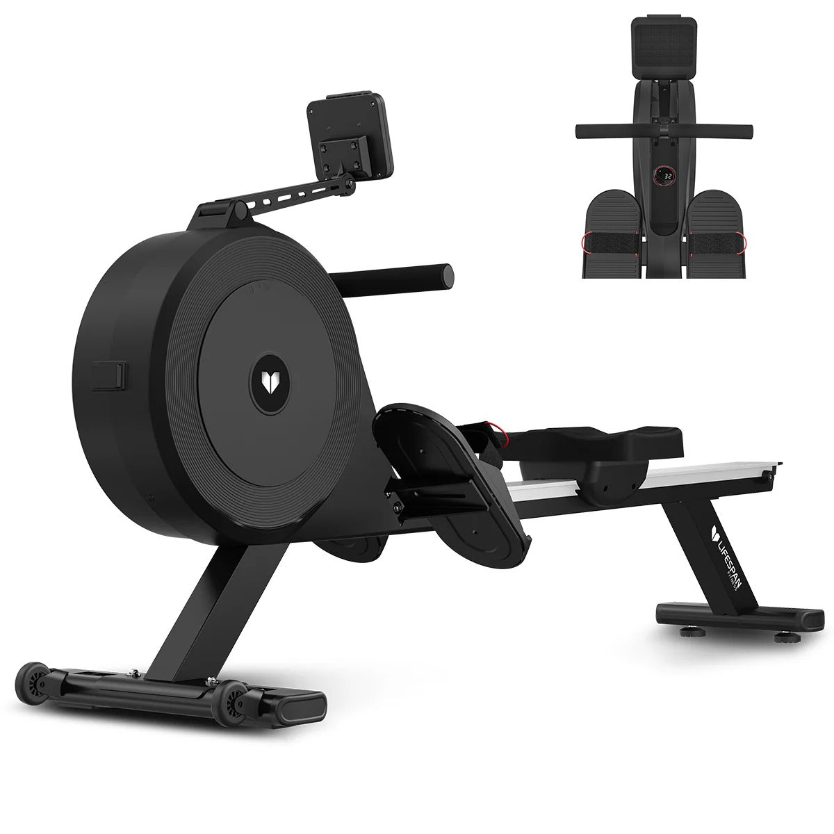 Lifespan Fitness ROWER-500D Dual Air/Magnetic Rowing Machine