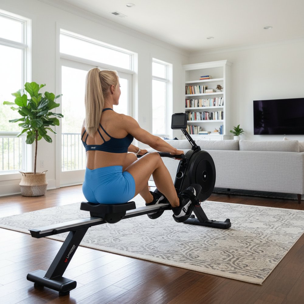 Lifespan Fitness ROWER-500D Dual Air/Magnetic Rowing Machine