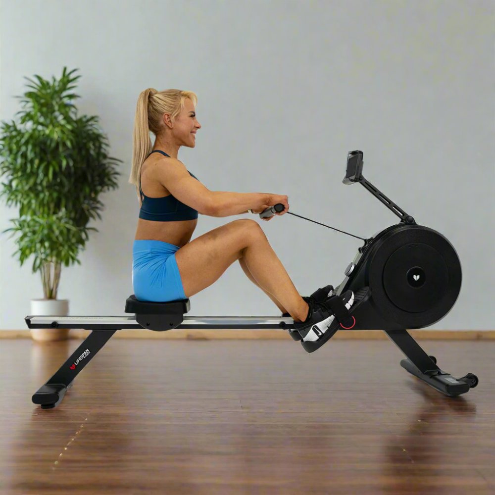 Lifespan Fitness ROWER-500D Dual Air/Magnetic Rowing Machine - Cardio ...
