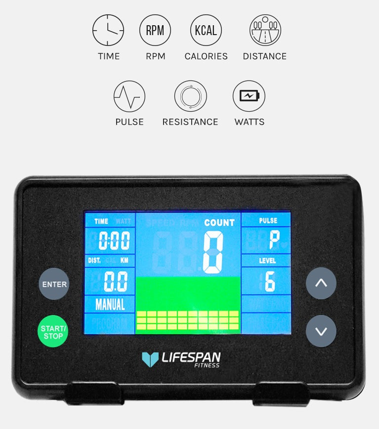 Lifespan Fitness ROWER-801F Air & Magnetic Commercial Rowing Machine