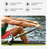 Lifespan Fitness ROWER-801F Air & Magnetic Commercial Rowing Machine