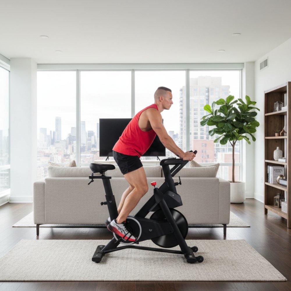 Lifespan Fitness SM420 Spin Bike with Automatic Magnetic Resistance