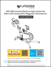 Lifespan Fitness SM720i Spin Bike with Incline/Decline
