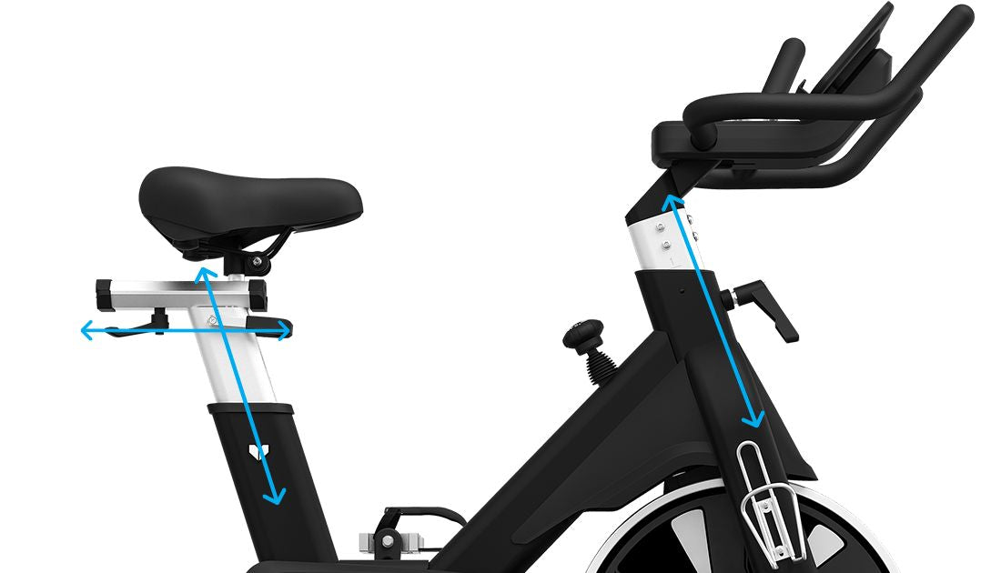 fully adjustable seat and handles