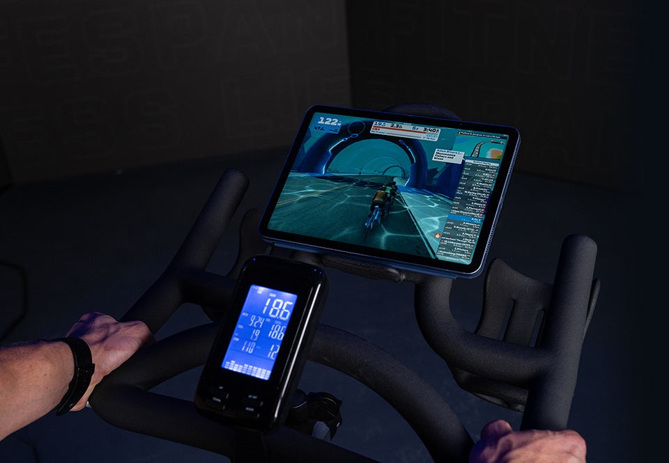 Lifespan Fitness SM900 Spin Bike tablet holder