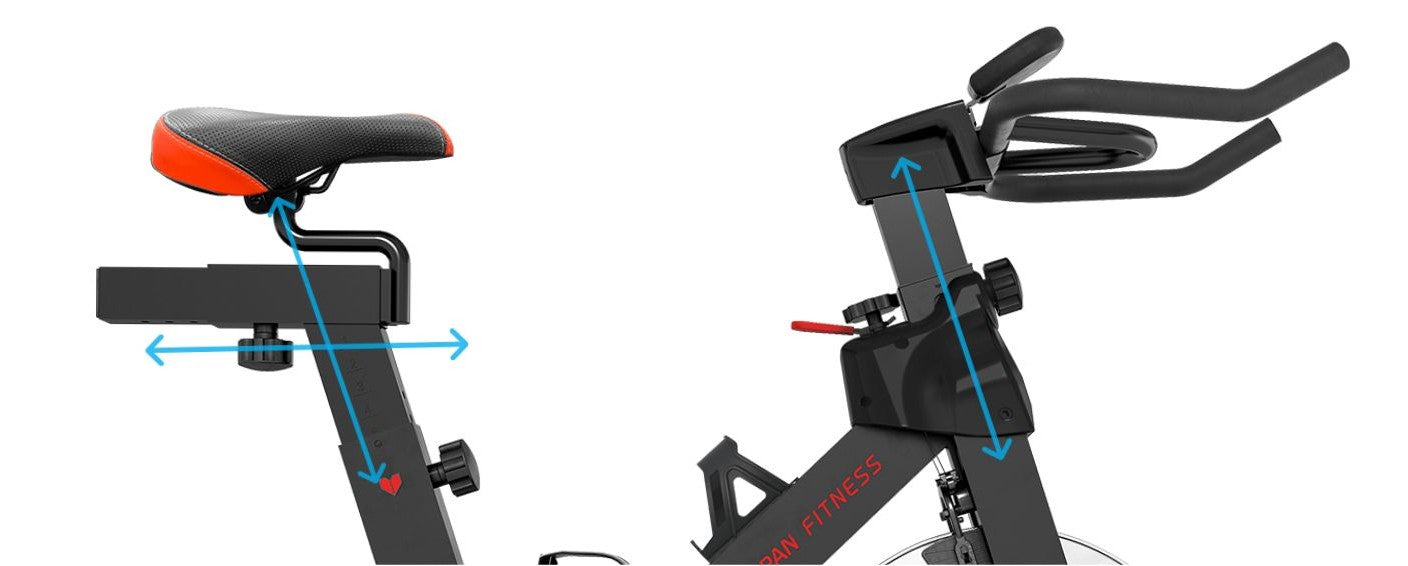 Fully adjustable seat and handlebars