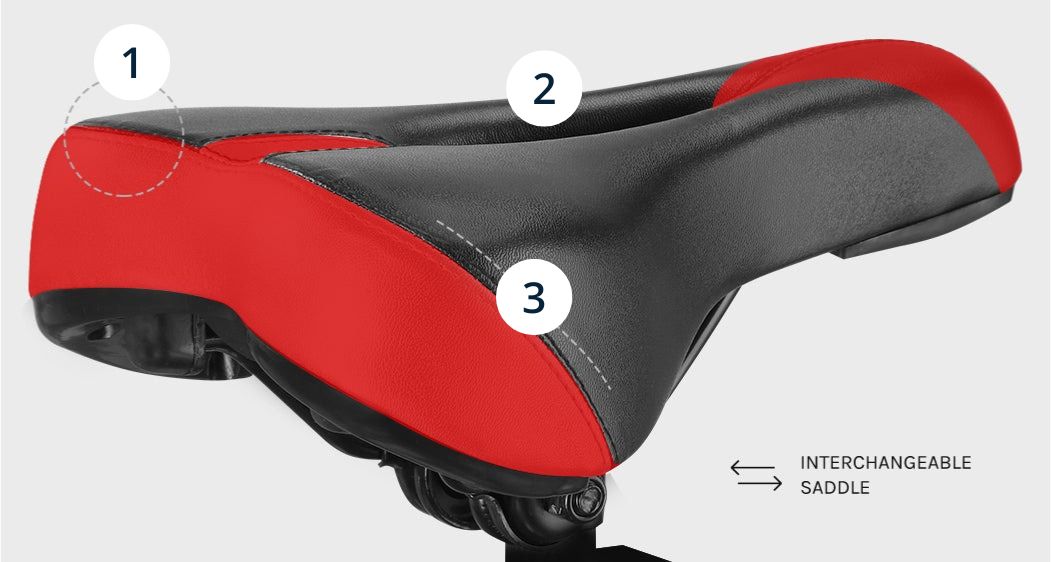 Comfort saddle features