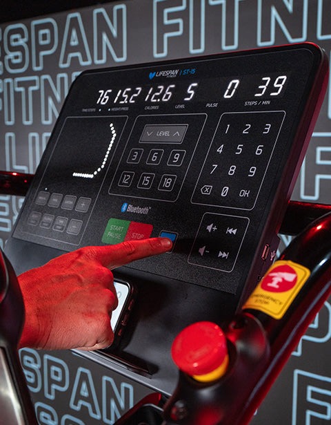 Lifespan Fitness ST-15 Vertex commercial stair climber featuring adjustable resistance, a user-friendly console, and a sturdy design for intense workouts.