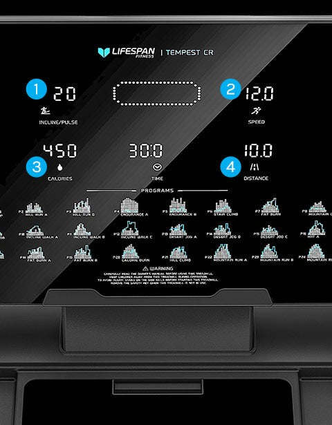 Lifespan Fitness Tempest CR Commercial Treadmill