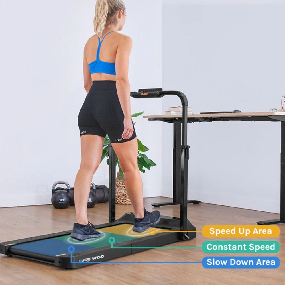 Lifespan Fitness V-FOLD Treadmill with SmartStride