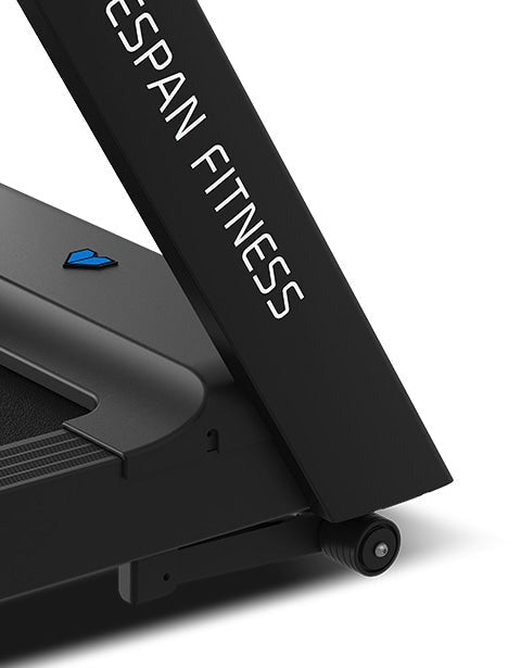 Sturdy frame of Lifespan Fitness Viper M4 Treadmill supporting heavy loads and offering stability