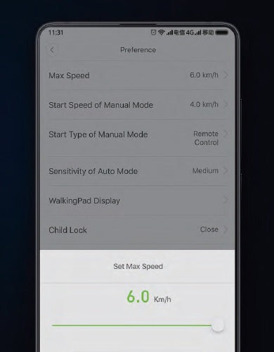 WalkingPad App integration for Lifespan Fitness WalkingPad M2 Treadmill, offering workout tracking and personal progress monitoring.