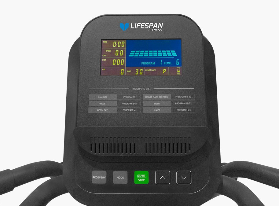 Lifespan XT39 Cross Trainer LCD display