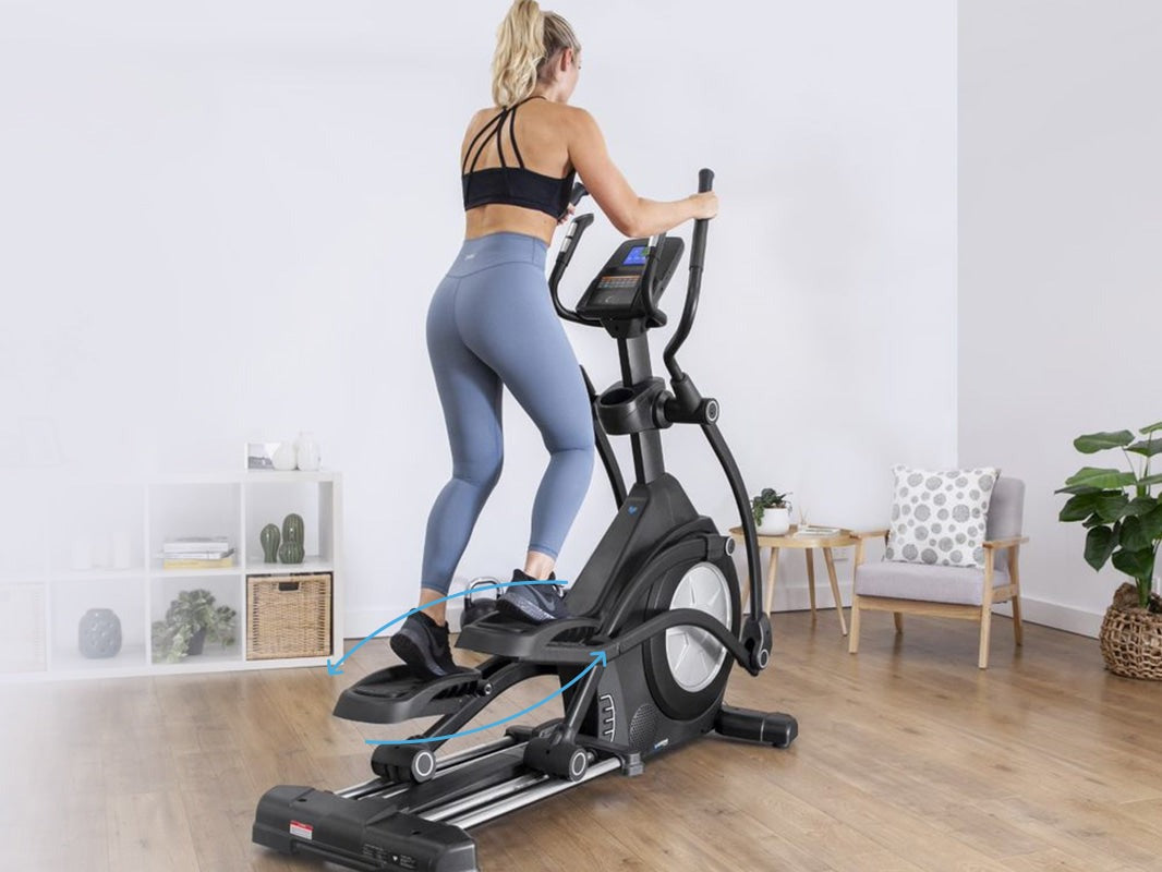 Lifespan Fitness XT-40 person using cross trainer