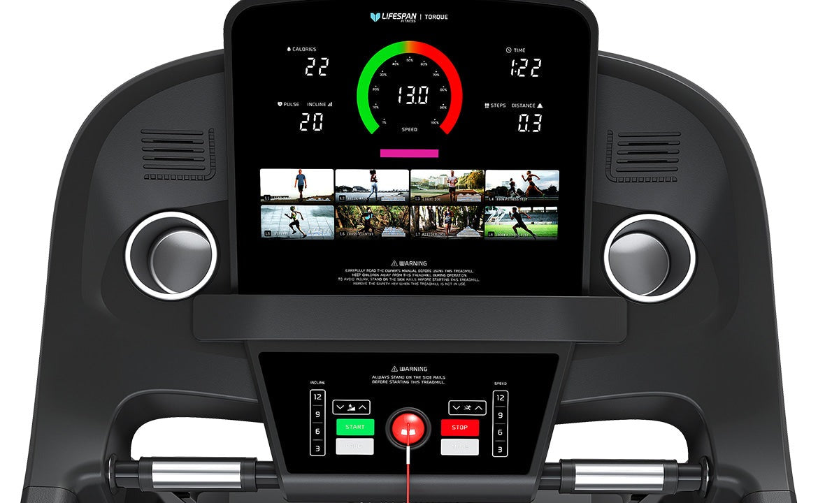 Lifespan Torque 4 treadmill console is user friendly