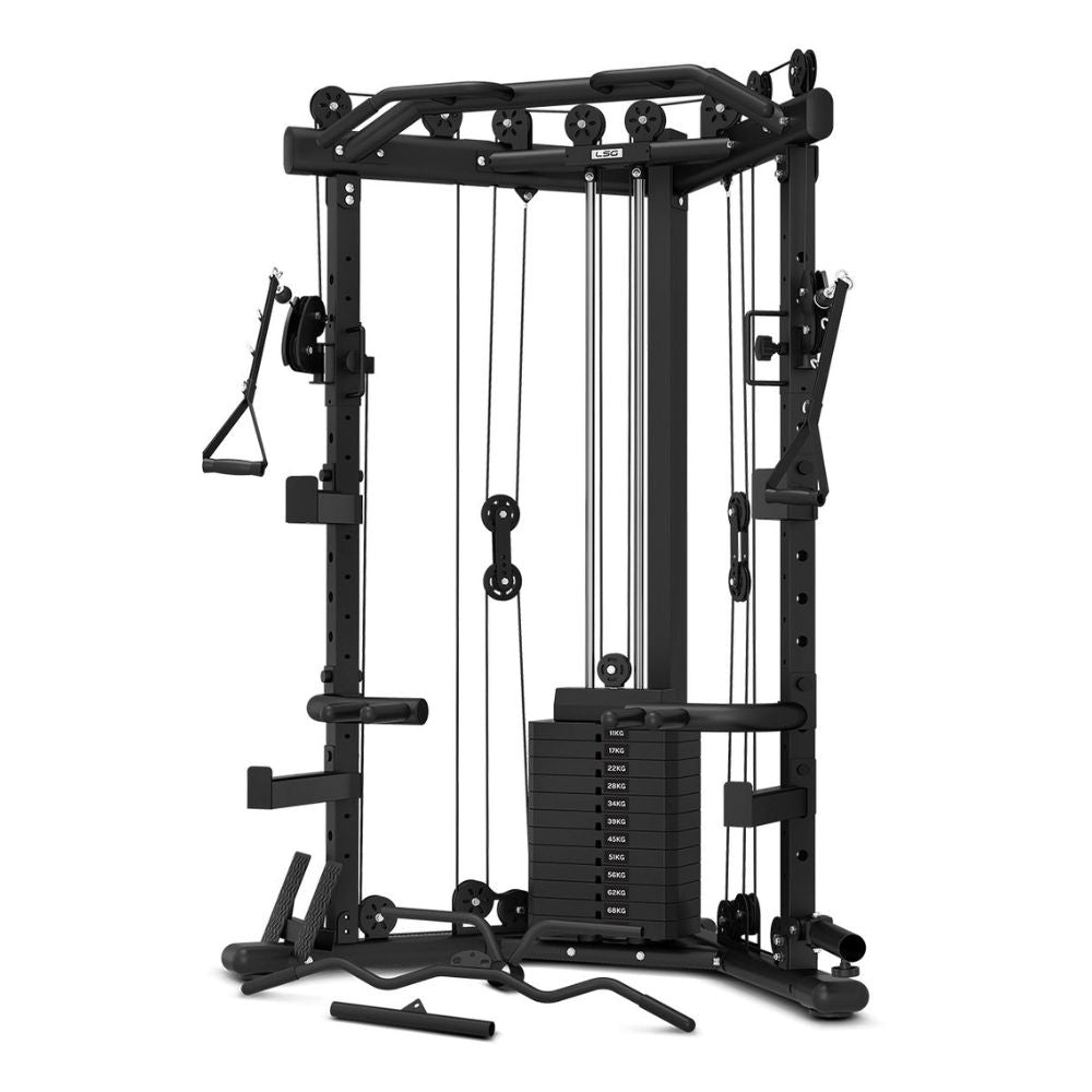 LSG GRK-110 Space Saving Multi Function Rack with 74kg Cable Crossover