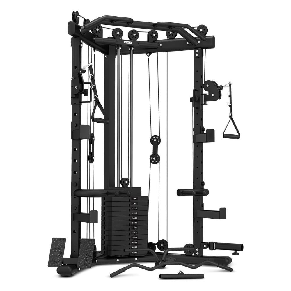 LSG GRK-110 Space Saving Multi Function Rack with 74kg Cable Crossover