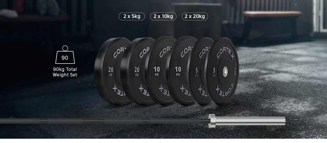 LSG GRK200 10-in-1 Home Gym Station, Power Rack, Smith Machine and Cable Crossover + 90kg Olympic Barbell & Bumper Plate Package