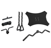 LSG GRK200 10-in-1 Home Gym Station, Power Rack, Smith Machine and Cable Crossover + 90kg Olympic Barbell & Bumper Plate Package