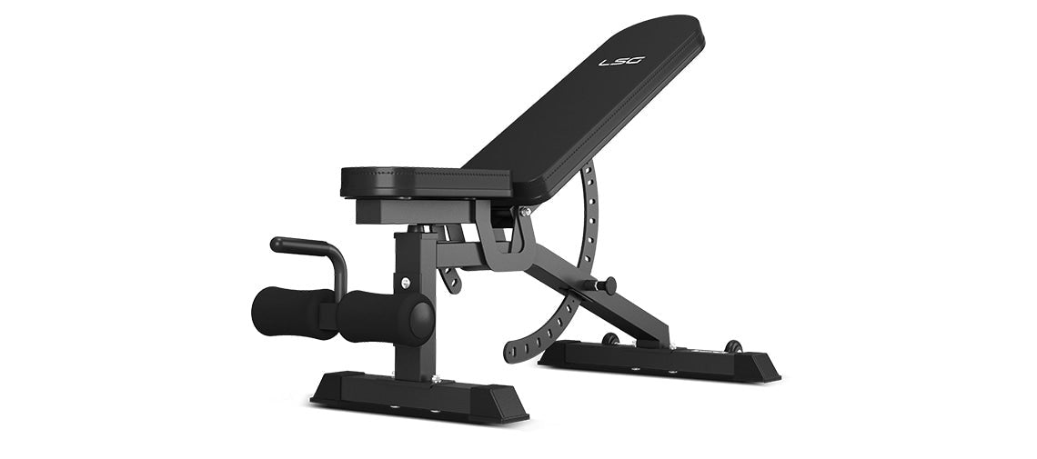 LSG GRK200 10-in-1 Home Gym Station, Power Rack, Smith Machine and Cable Crossover + 90kg Olympic Barbell Weight Plate Set