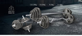 LSG GRK200 10-in-1 Home Gym Station, Power Rack, Smith Machine and Cable Crossover + 90kg Standard Weight Plate Set