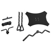 LSG GRK200 10-in-1 Home Gym Station, Power Rack, Smith Machine and Cable Crossover + 90kg Standard Weight Plate Set