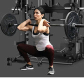 LSG GRK200 10-in-1 Home Gym Station, Power Rack, Smith Machine and Cable Crossover + 90kg Standard Weight Plate Set