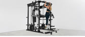 LSG GRK200 10-in-1 Home Gym Station, Power Rack, Smith Machine and Cable Crossover + 90kg Standard Weight Plate Set